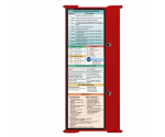 WhiteCoat Clipboard® Trifold - Red Physical Therapy Edition